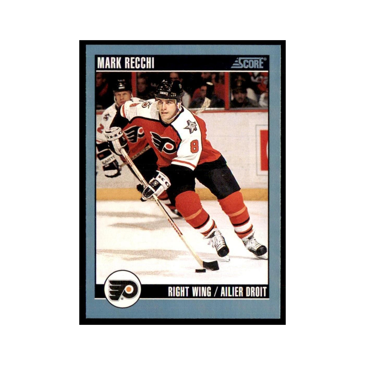 1992 Score Canadian Mark Recchi Philadelphia Flyers #180