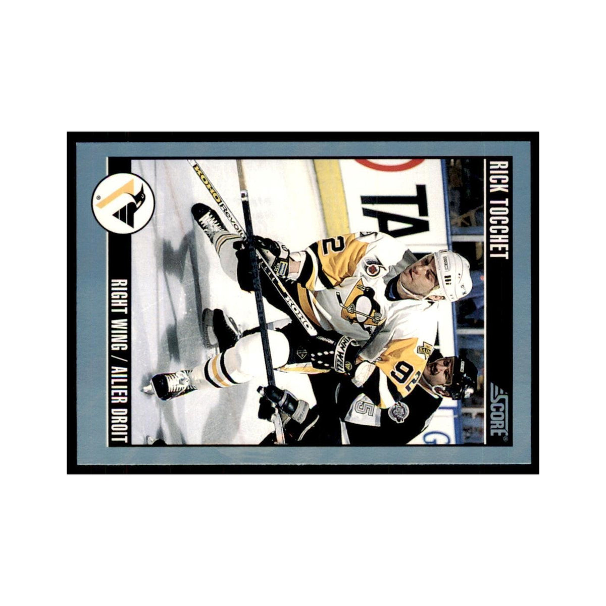 1992 Score Canadian Rick Tocchet Pittsburgh Penguins #245