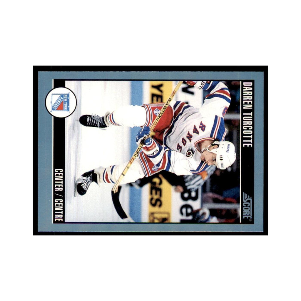 1992 Score Canadian Darren Turcotte New York Rangers #224