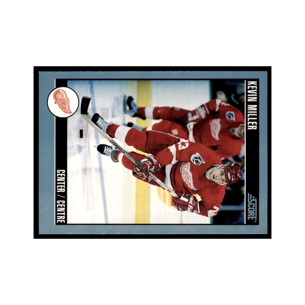 1992 Score Canadian Kevin Miller Detroit Red Wings #229