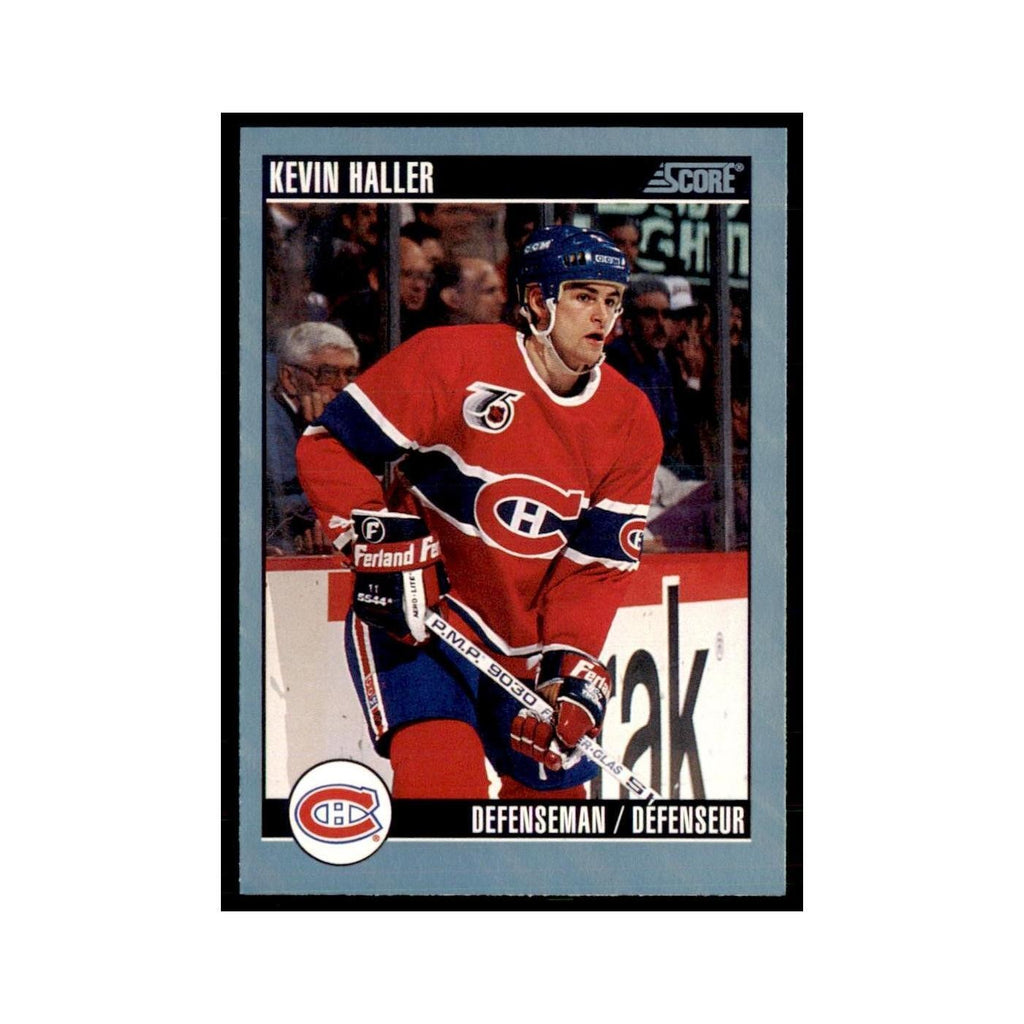 1992 Score Canadian Kevin Haller Montreal Canadiens #159