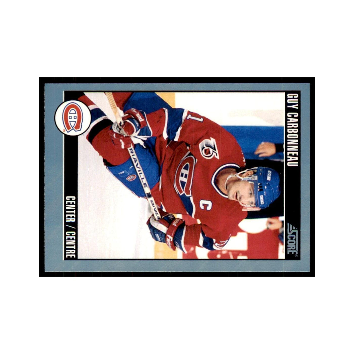 1992 Score Canadian Guy Carbonneau Montreal Canadiens #269