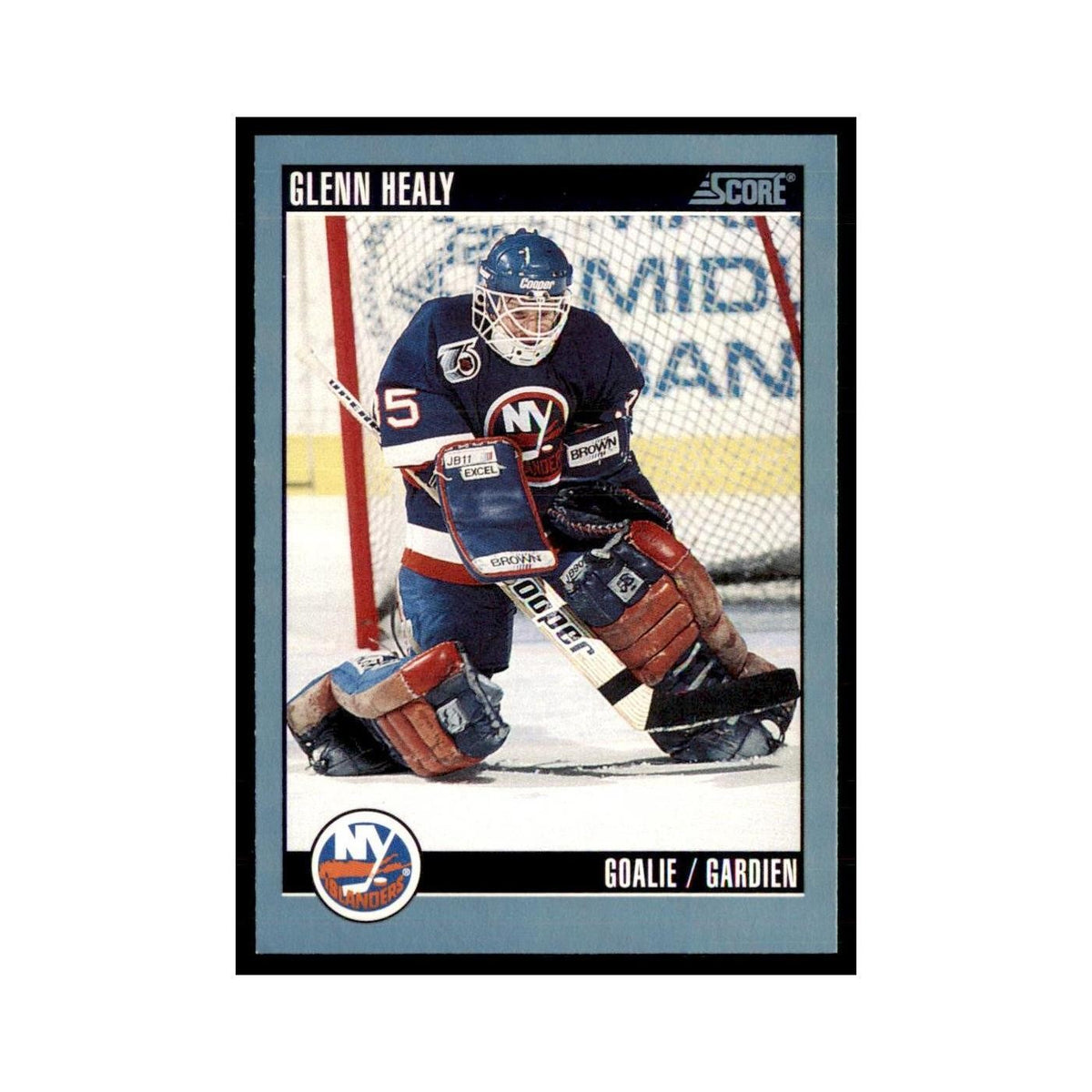 1992 Score Canadian Glenn Healy New York Islanders #188