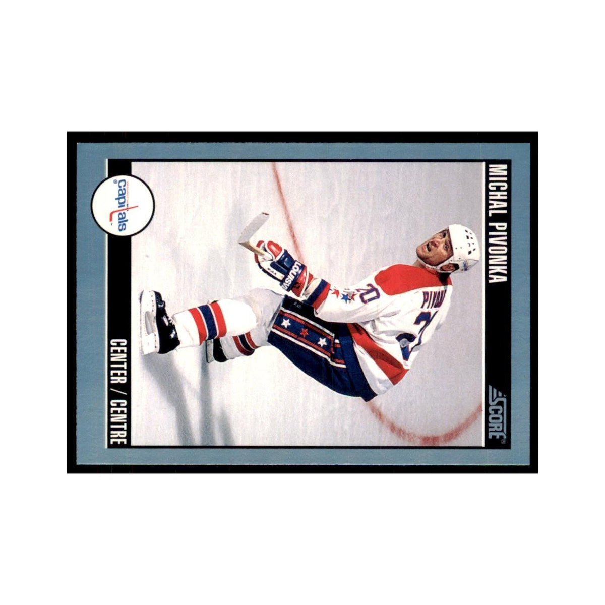 1992 Score Canadian Michal Pivonka Washington Capitals #253