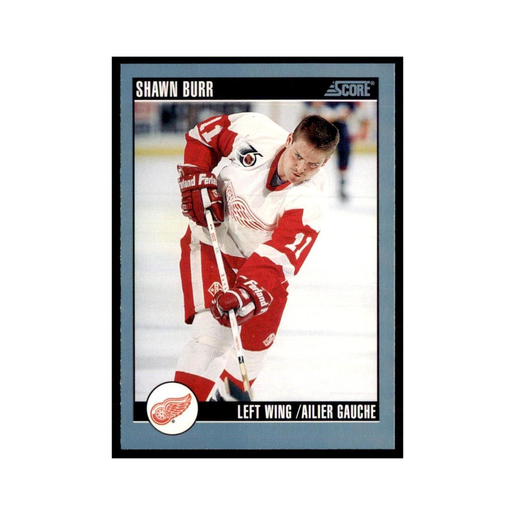 1992 Score Canadian Shawn Burr Detroit Red Wings #207