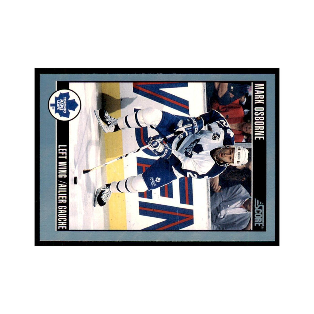1992 Score Canadian Mark Osborne Toronto Maple Leafs #277