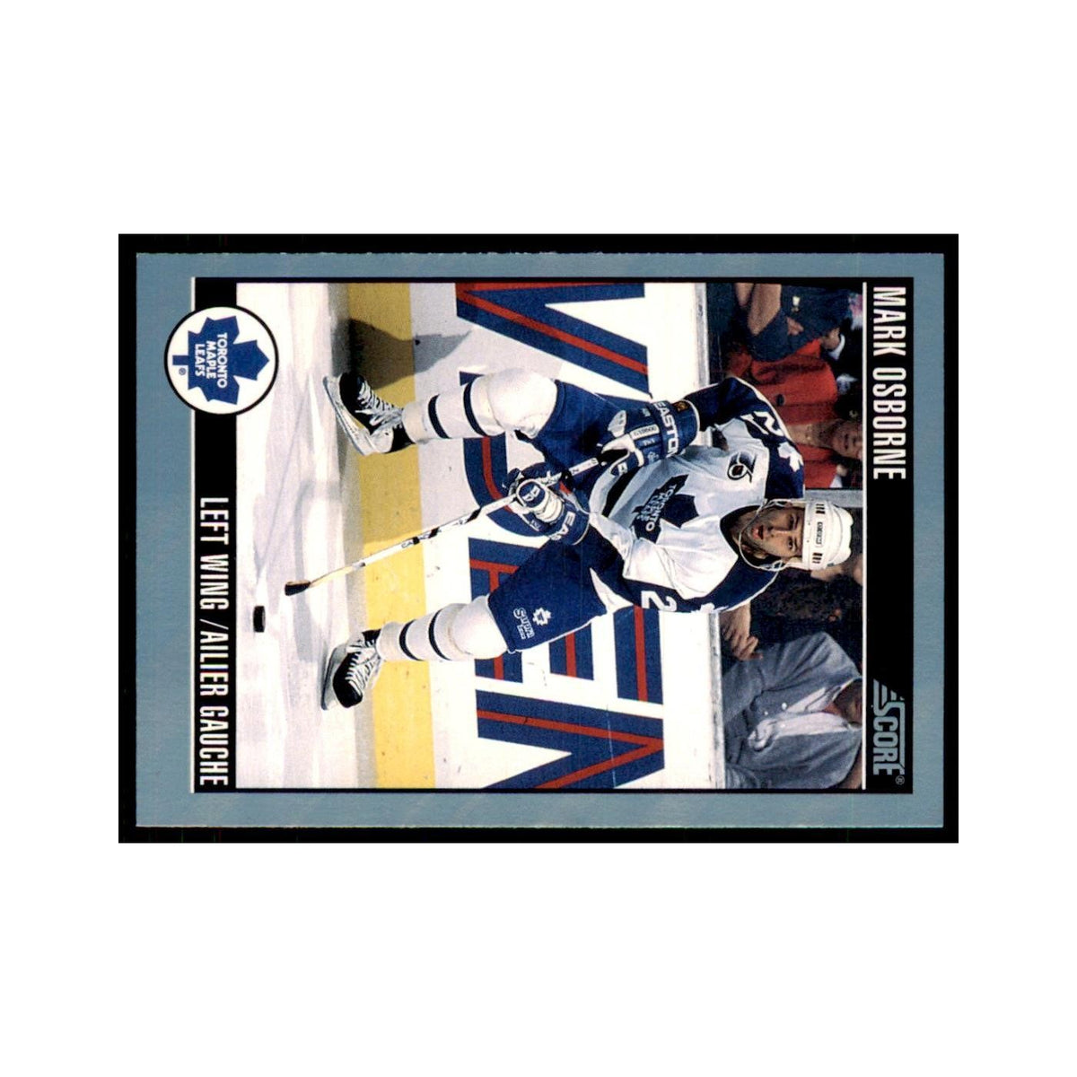 1992 Score Canadian Mark Osborne Toronto Maple Leafs #277