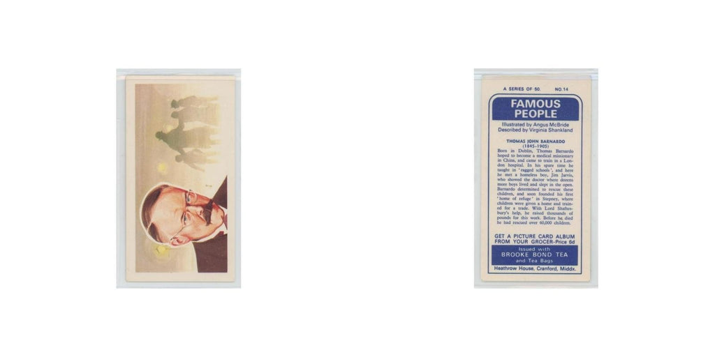 1969 Brooke Bond Famous People Thomas John Barnardo #14