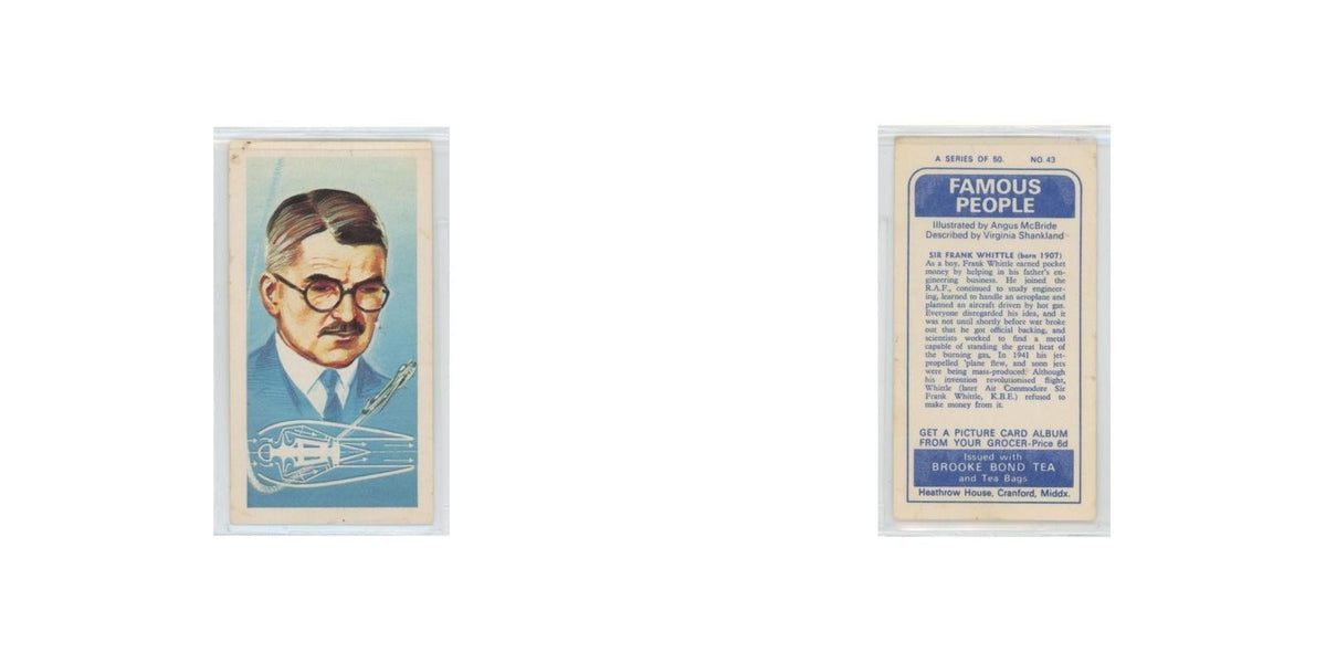 1969 Brooke Bond Famous People Sir Frank Whittle #43