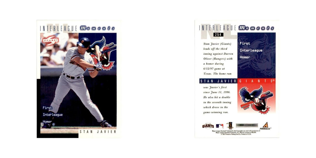 1998 Score Stan Javier Baseball Cards #254