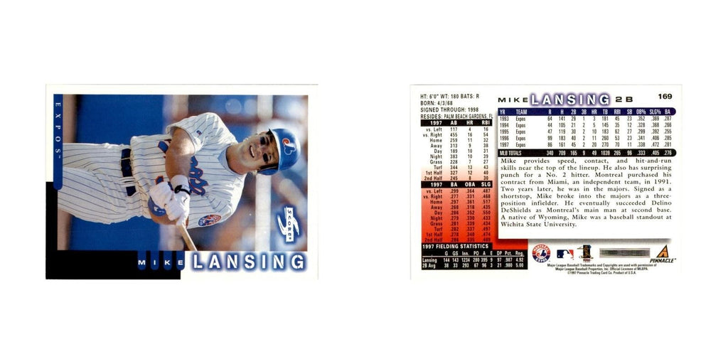 1998 Score Mike Lansing Baseball Cards #169