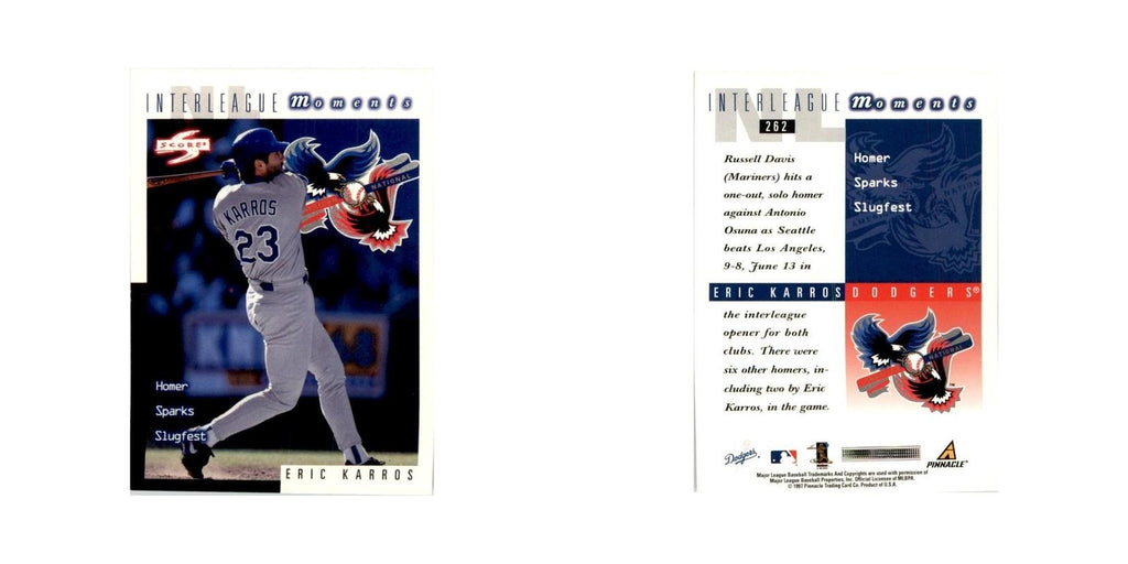 1998 Score Eric Karros Baseball Cards #262