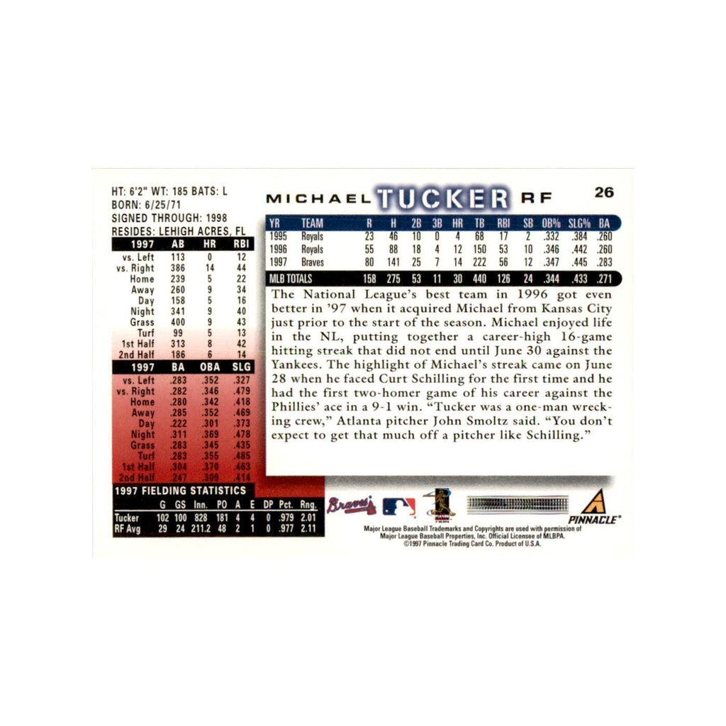 1998 Score Michael Tucker Baseball Cards #26