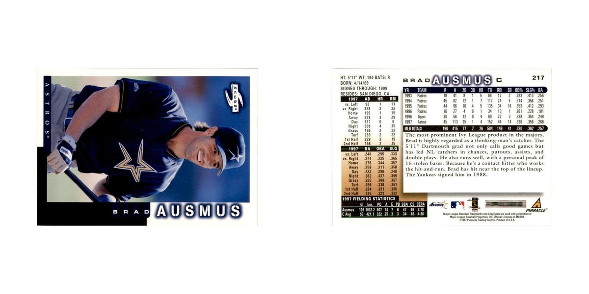 1998 Score Brad Ausmus Baseball Cards #217