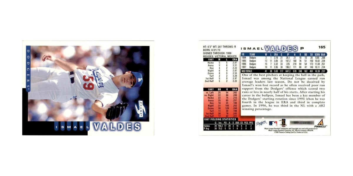 1998 Score Ismael Valdes Baseball Cards #165