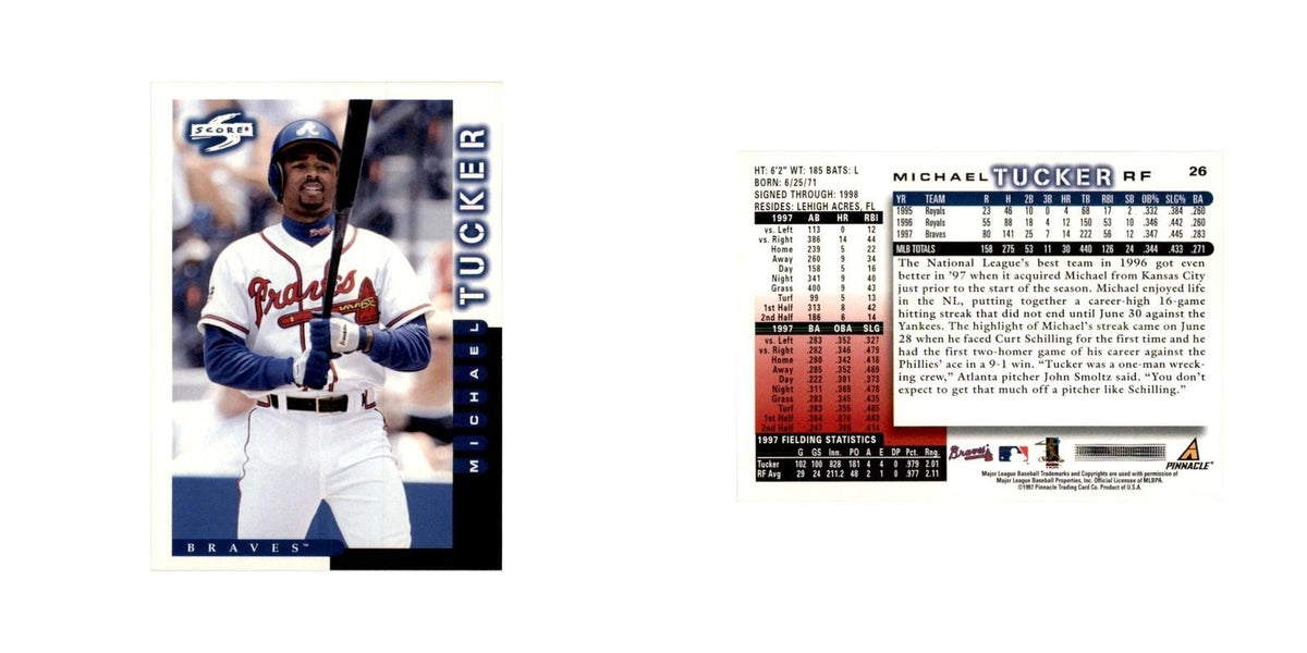 1998 Score Michael Tucker Baseball Cards #26