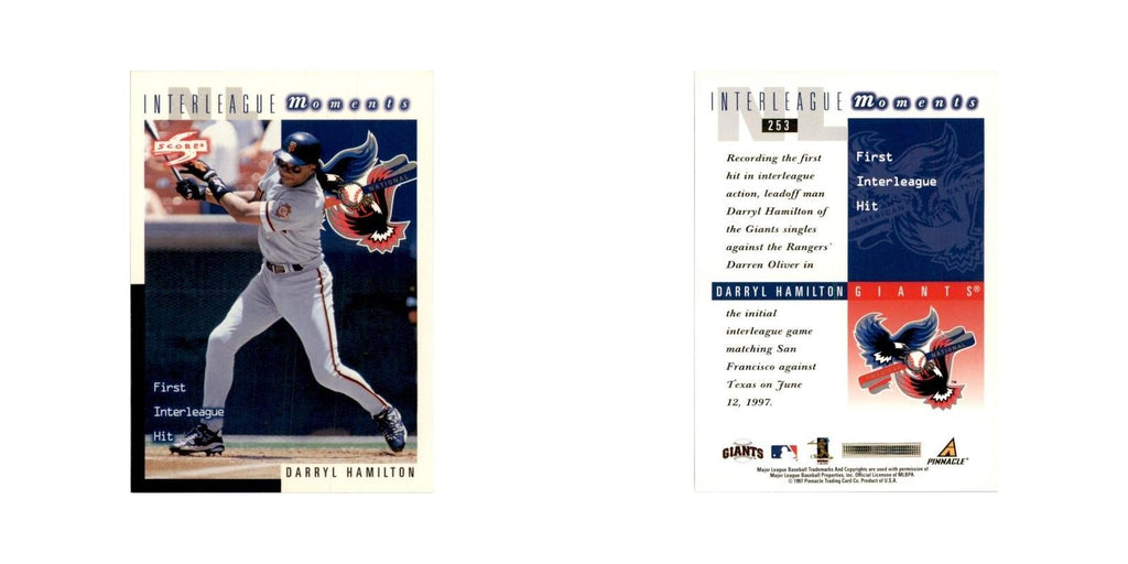 1998 Score Darryl Hamilton Baseball Cards #253