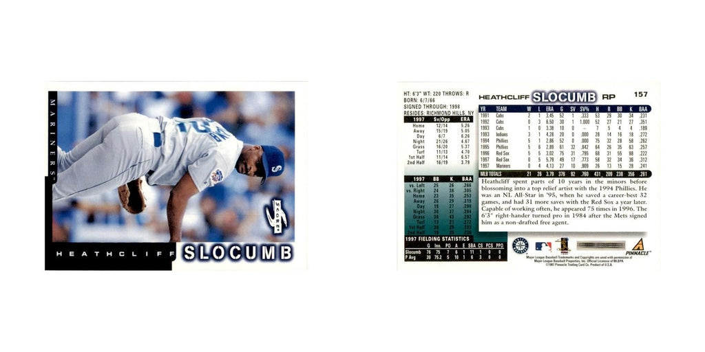 1998 Score Heathcliff Slocumb Baseball Cards #157