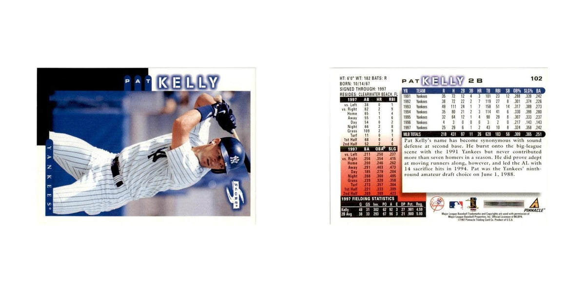 1998 Score Pat Kelly Baseball Cards #102