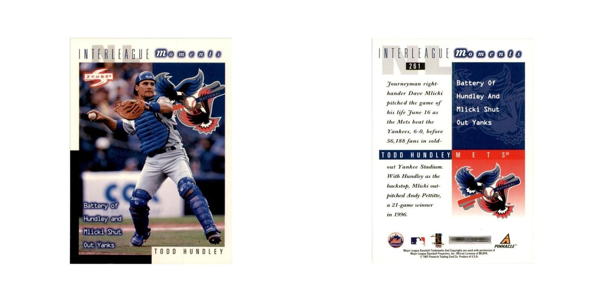 1998 Score Todd Hundley Baseball Cards #261