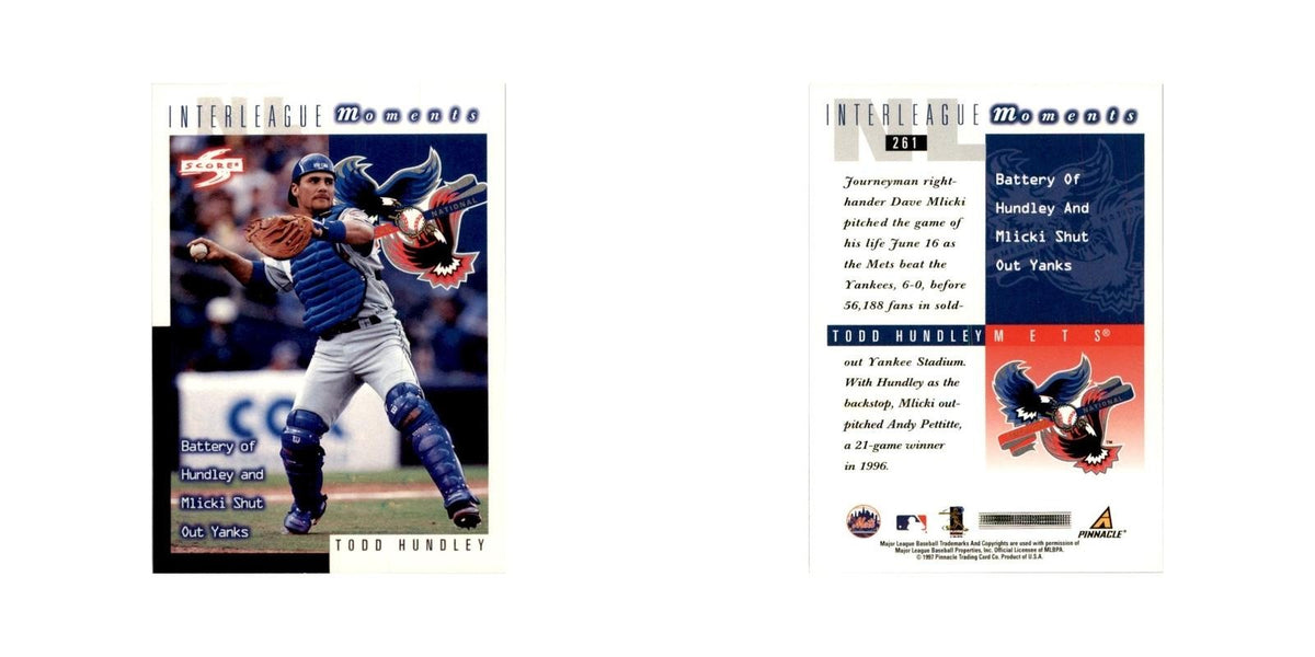 1998 Score Todd Hundley Baseball Cards #261