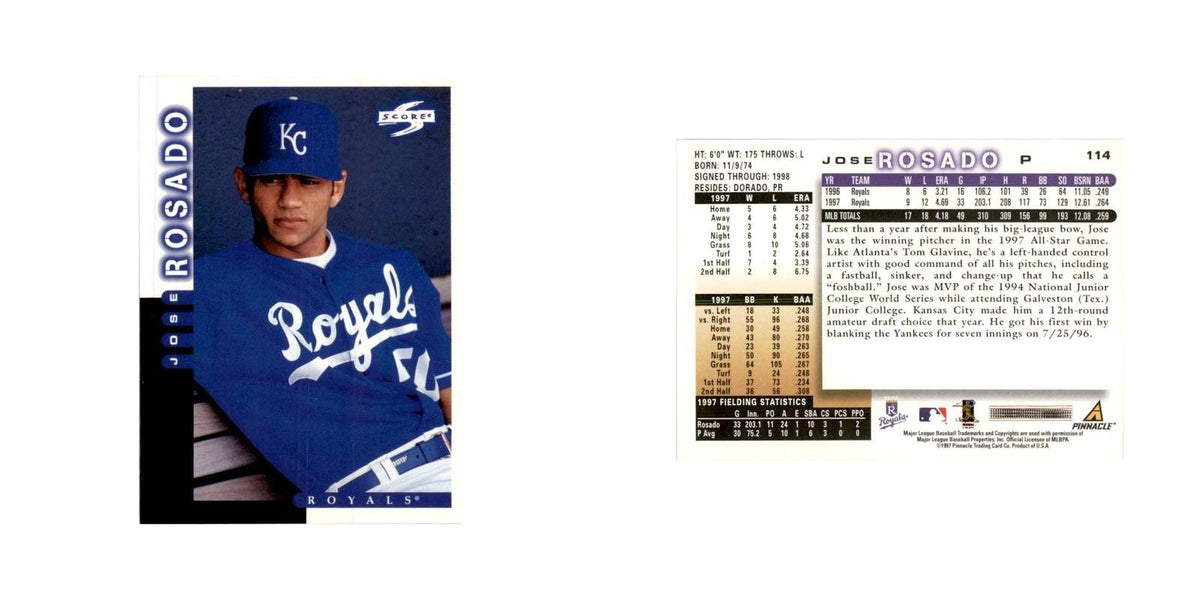 1998 Score Jose Rosado Baseball Cards #114
