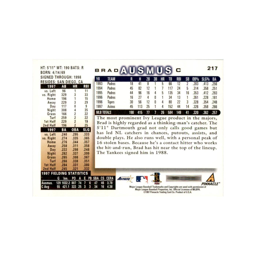1998 Score Brad Ausmus Baseball Cards #217