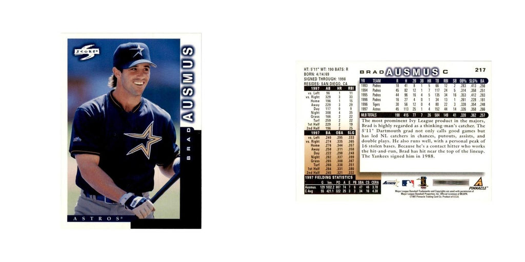 1998 Score Brad Ausmus Baseball Cards #217