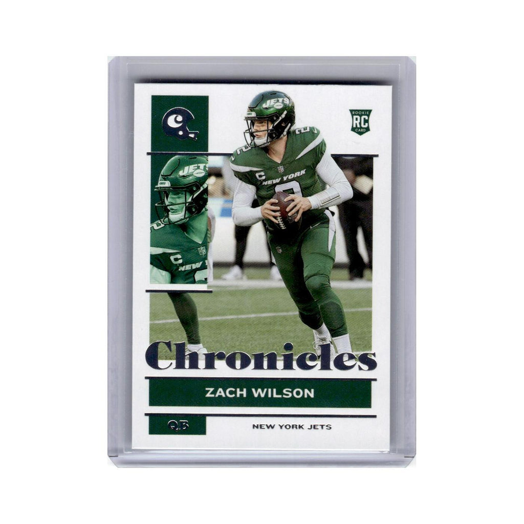 Zach Wilson Rookie 2021 Panini Chronicles #86 New York Jets Football Card NM