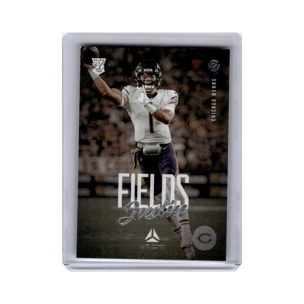 Justin Fields Rookie 2021 Panini Chronicles Luminance #203 Chicago Bears NM