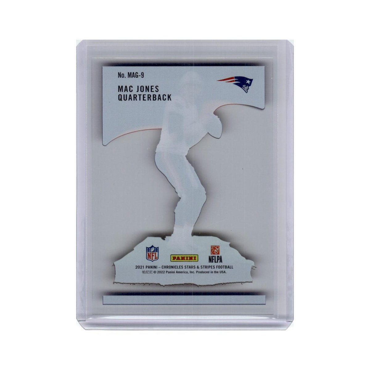 Mac Jones Rookie 2021 Panini Chronicles Magnitude #MAG-9 New England Patriots NM