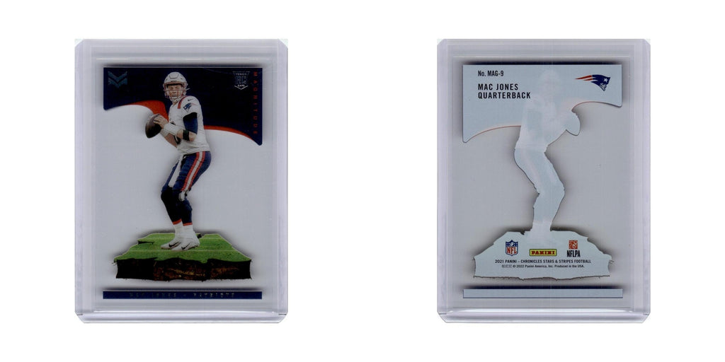 Mac Jones Rookie 2021 Panini Chronicles Magnitude #MAG-9 New England Patriots NM