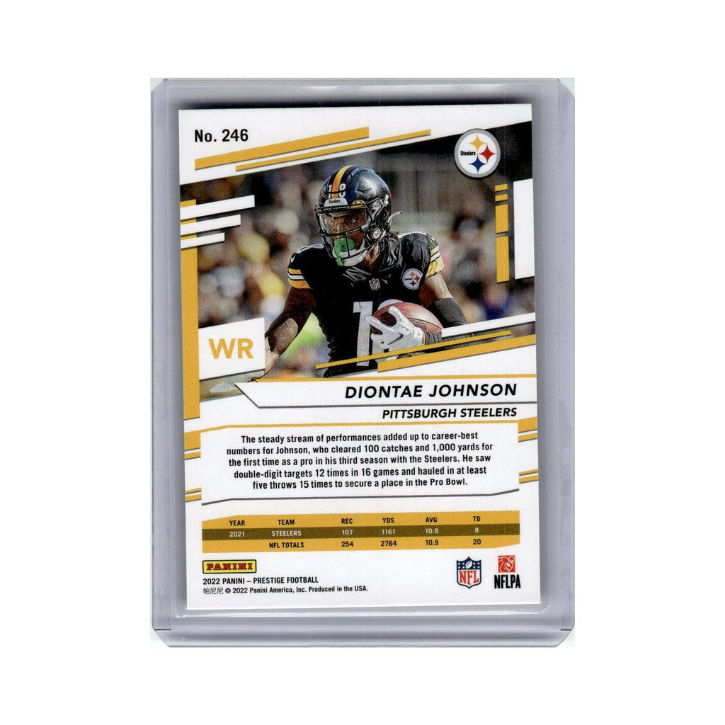 Diontae Johnson 2022 Panini Prestige Xtra Points #246 Pittsburgh Steelers NM