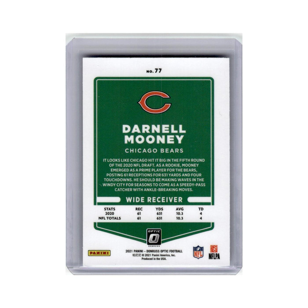 Darnell Mooney 2021 Donruss Optic #77 Chicago Bears Football Card NM
