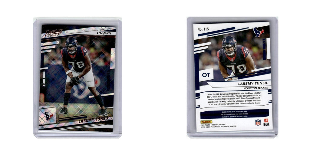 Laremy Tunsil 2022 Panini Prestige Xtra Points #115 Houston Texans NM