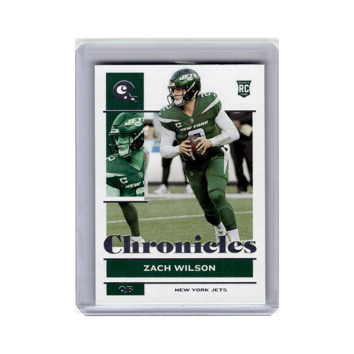 Zach Wilson Rookie 2021 Panini Chronicles #86 New York Jets Football Card NM
