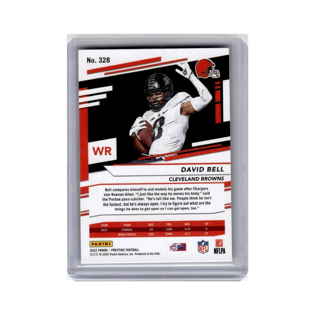 David Bell Rookie 2022 Panini Prestige #328 Cleveland Browns Football Card NM
