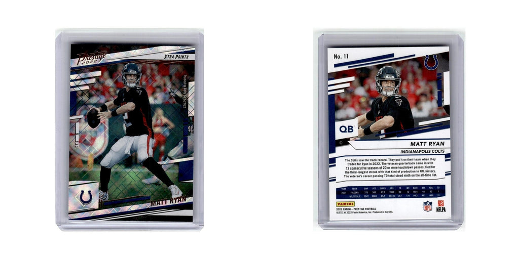Matt Ryan 2022 Panini Prestige Xtra Points #11 Indianapolis Colts NM