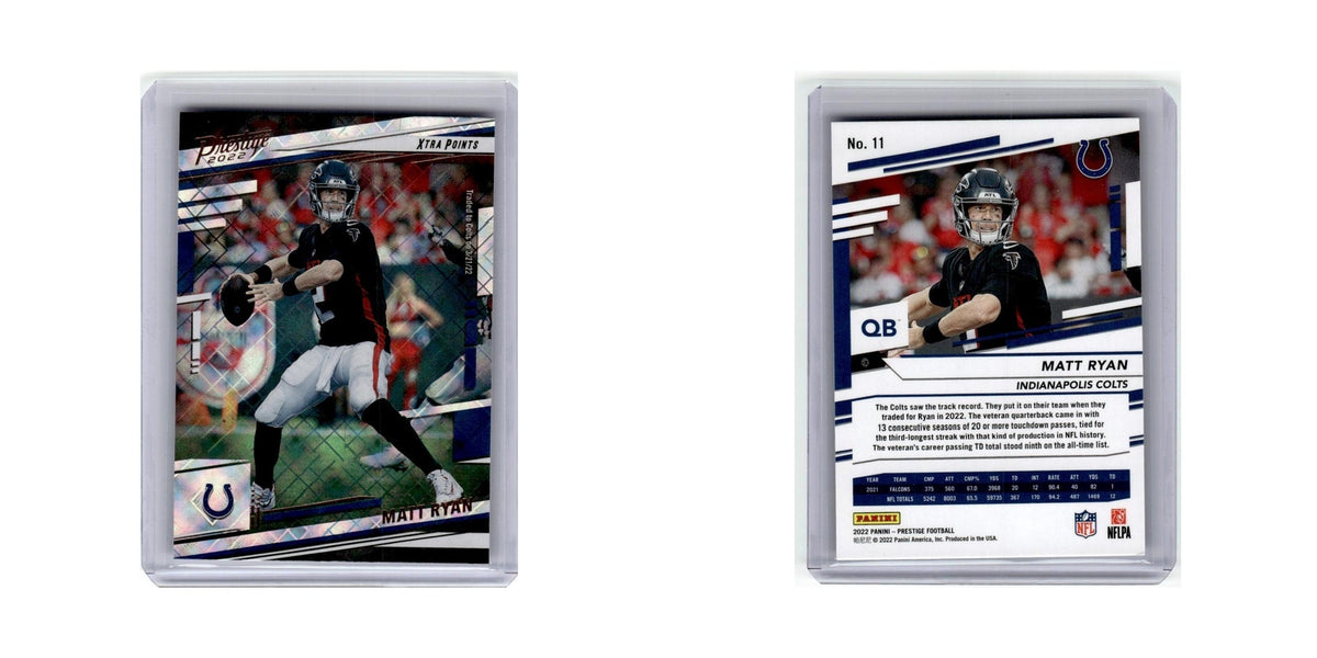 Matt Ryan 2022 Panini Prestige Xtra Points #11 Indianapolis Colts NM