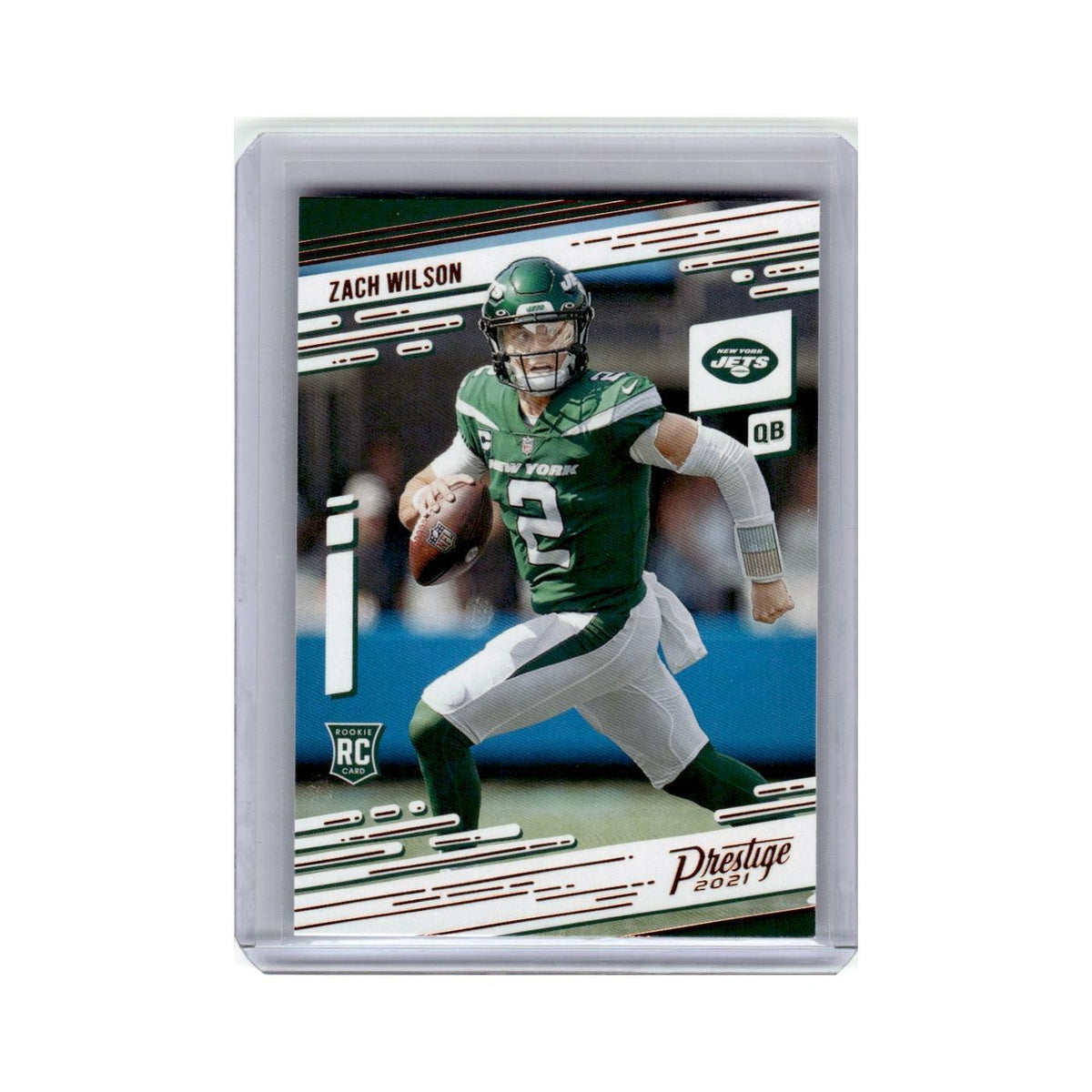 Zach Wilson Rookie 2021 Panini Prestige #202 New York Jets Football Card NM