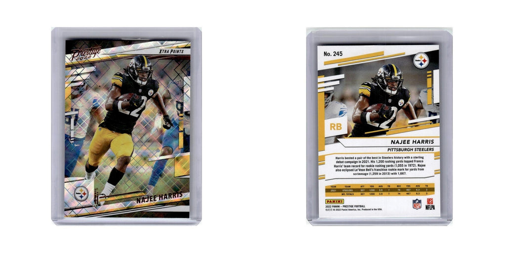 Najee Harris 2022 Panini Prestige Xtra Points #245 Pittsburgh Steelers NM