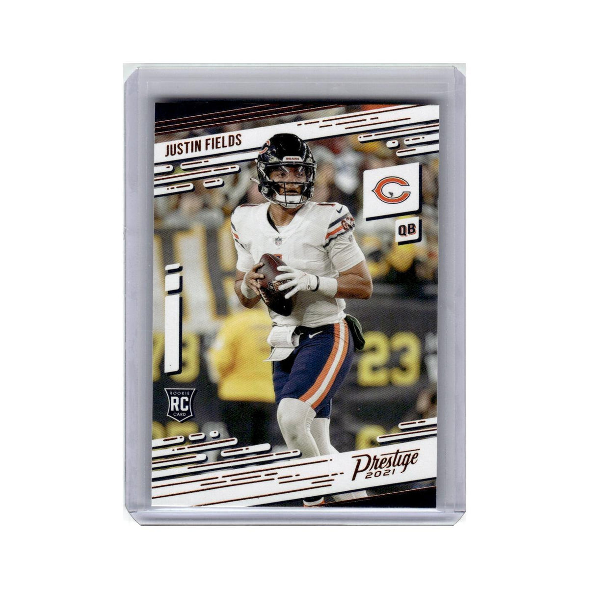 Justin Fields Rookie 2021 Panini Prestige #203 Chicago Bears Football Card NM