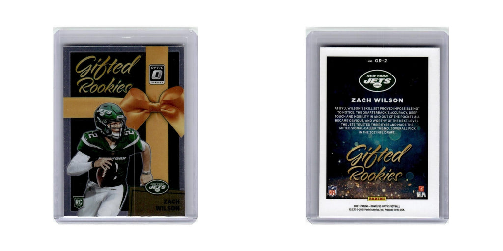 Zach Wilson 2021 Donruss Optic Gifted Rookies #GR-2 New York Jets NM