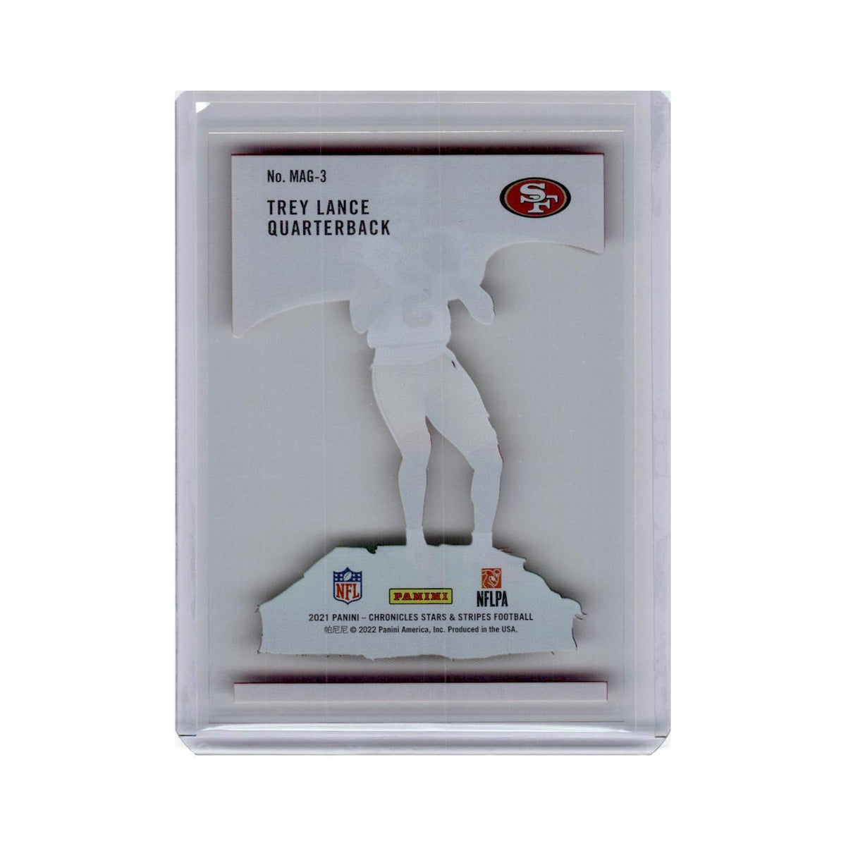 Trey Lance Rookie 2021 Panini Chronicles Magnitude #MAG-3 San Francisco 49ers NM