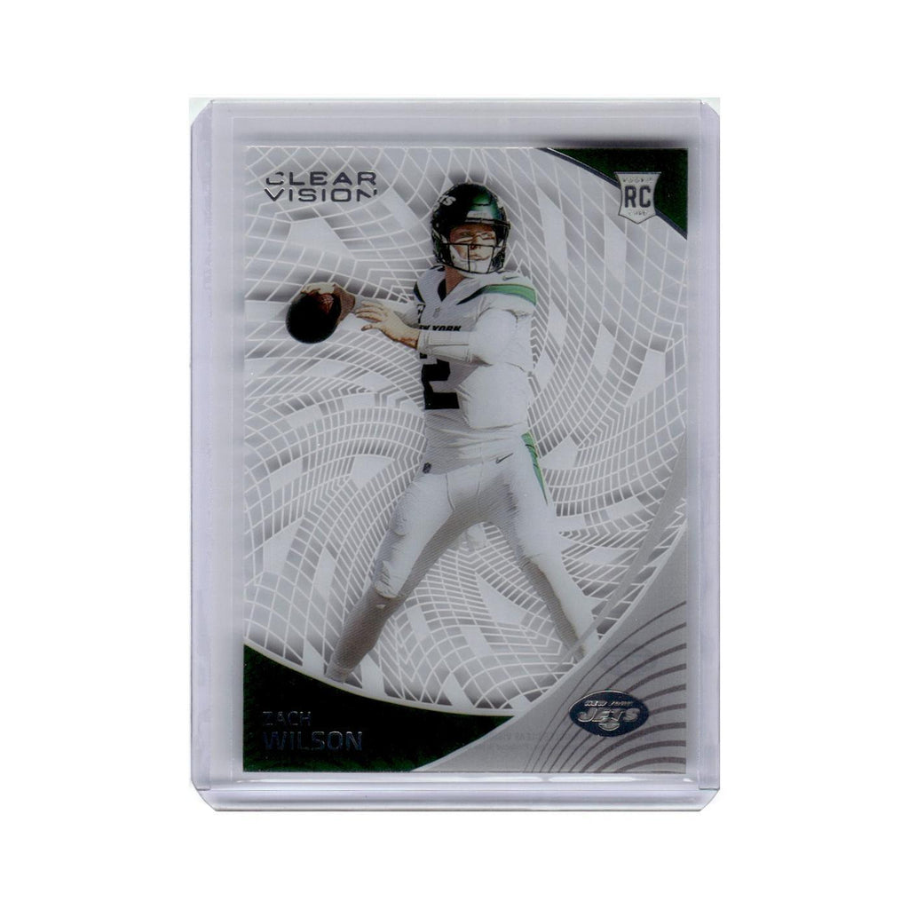Zach Wilson 2021 Panini Chronicles Clear Vision Rookies #CVR-2 New York Jets NM