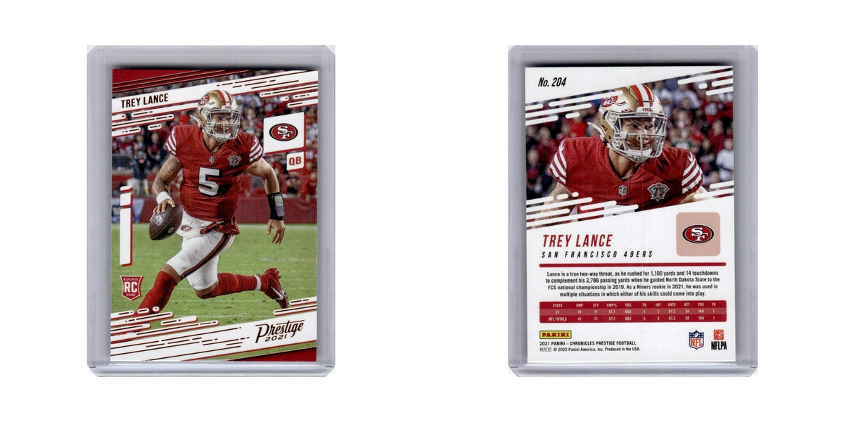 Trey Lance Rookie 2021 Panini Prestige #204 San Francisco 49ers Football Card NM