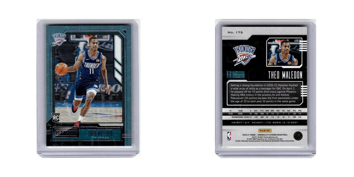 Theo Maledon Rookie 2020 Panini Chronicles Playbook #175 Thunder NM