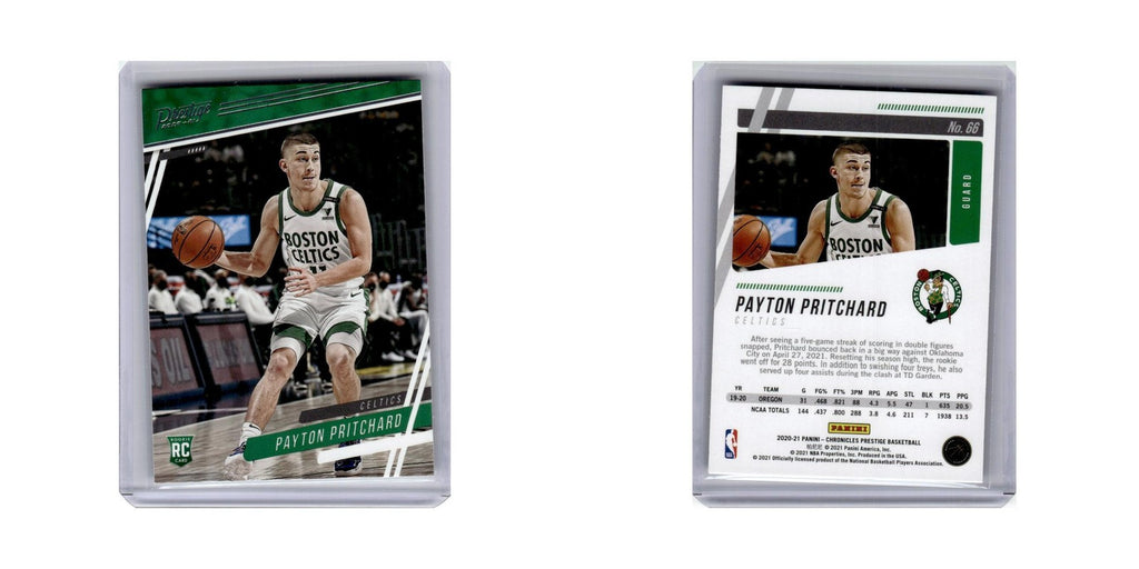 Payton Pritchard Rookie 2020 Panini Chronicles Prestige #66 Boston Celtics NM