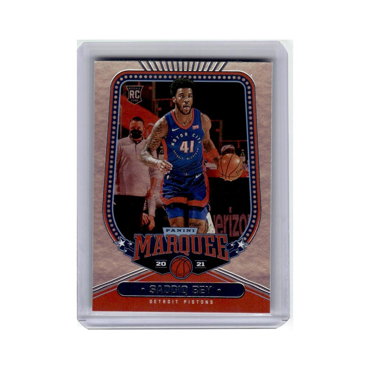 Saddiq Bey Rookie 2020 Panini Chronicles Marquee #248 Detroit Pistons NM