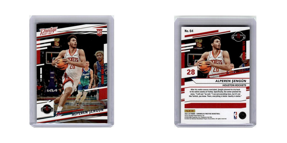 Alperen Sengun Rookie 2021 Panini Chronicles Prestige #64 Houston Rockets NM